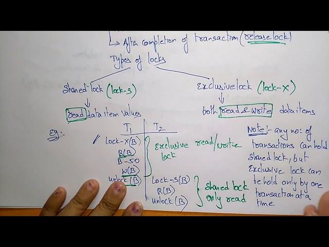 lock based protocol in database | concurrency control techniques | dbms