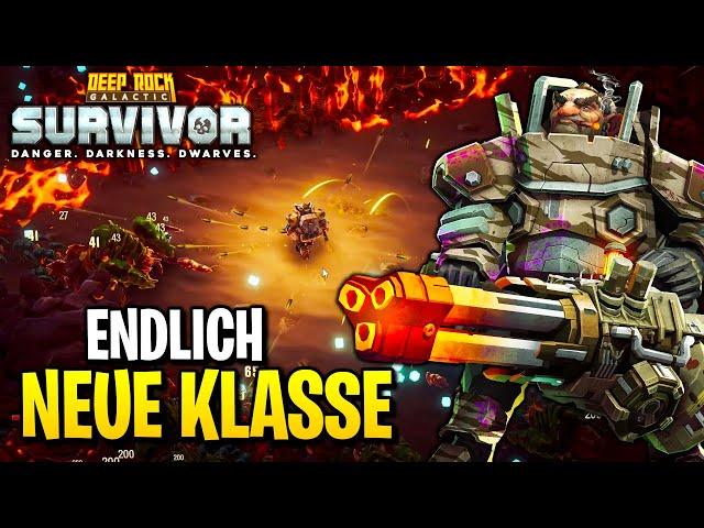 Das erste Mal mit einer NEUEN KLASSE!  Deep Rock Galactic Survivor