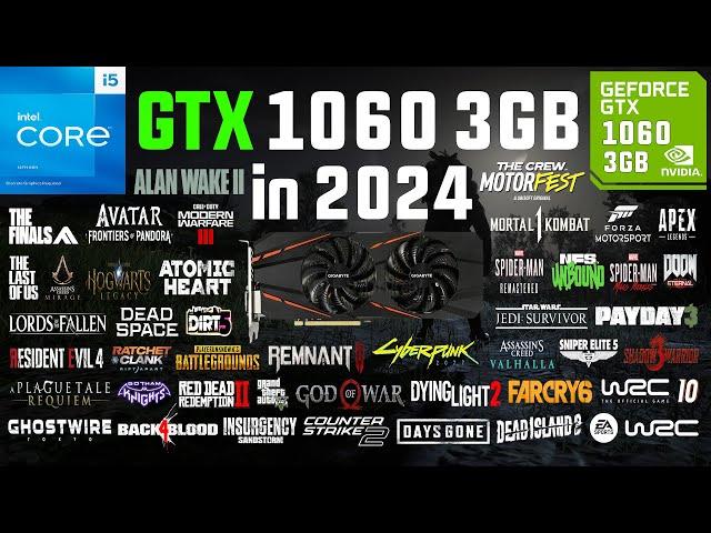 GTX 1060 3GB Test in 60 Games in 2024