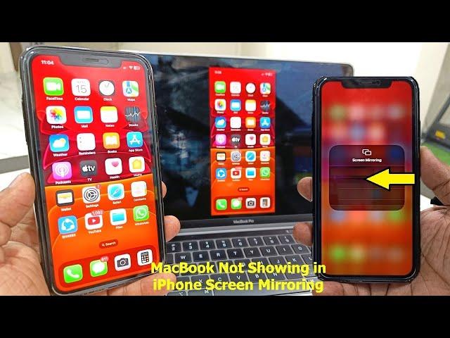 How to Fix MacBook Not Showing in iPhone for Screen Mirroring (100% Fix)
