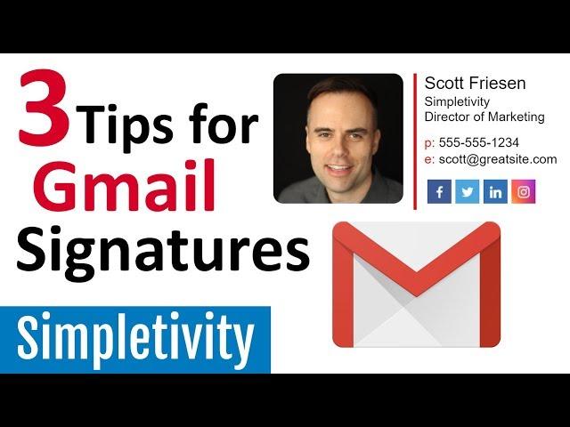 3 Ways to Make an Amazing Signature in Gmail (Email Tips)