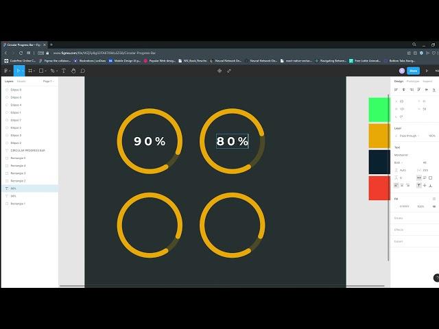 How to make a Circular Progress Bar with Figma