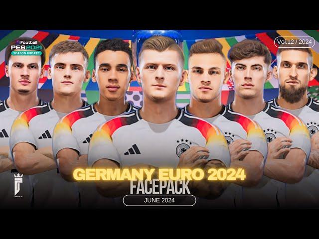 Germany Facepack Pes 2021 & Football Life 2024 (Update Squad, Number, Formation) Euro 2024