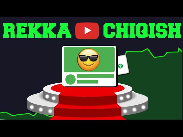 Youtube uchun Qiziqarli VIDEO tayyorlash / rekka chiqish