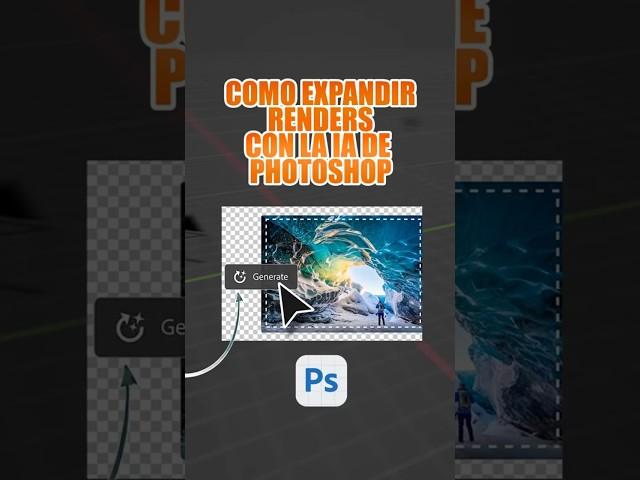 Como expandir renders con la IA de Photoshop #dailytutorials #blender3d #tutorial #3d #artista3d #ia