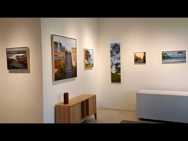 GALLERY TOUR of my SOLO SHOW at STUDIO GALLERY in SAN FRANCISCO