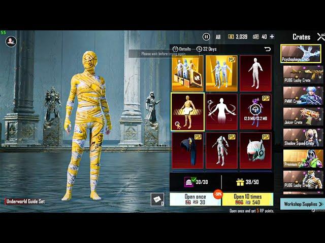 I Spent 5000UC on Psychophage Set Crate Opening | PUBG MOBILE