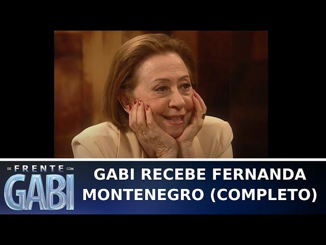 De Frente com Gabi - Fernanda Montenegro (21/12/2003) | SBT Vídeos