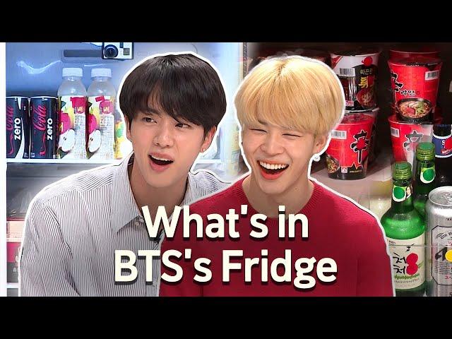 What's in BTS's Fridge? explained by Jin & Jimin  (ENG SUB) | Chef & My Fridge