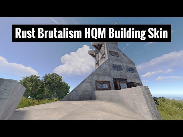 Rust Brutalism HQM Building Skin (Work in Progress)