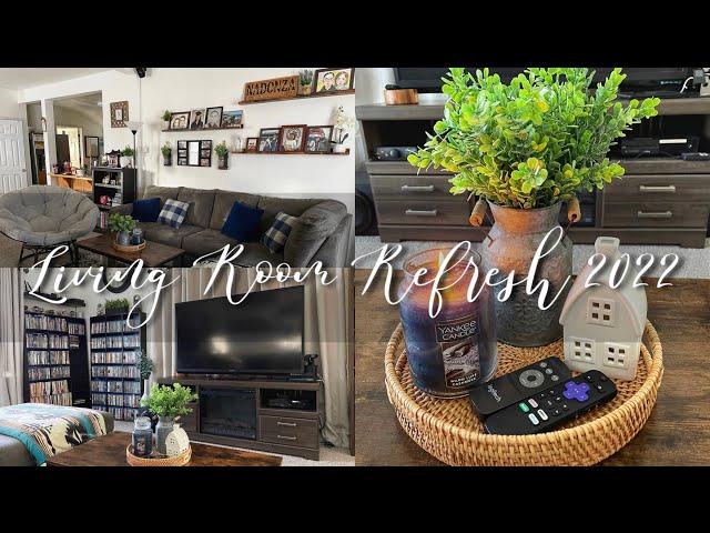 Living Room Refresh 2022 | Small Living Room Transformation | New Year Reset