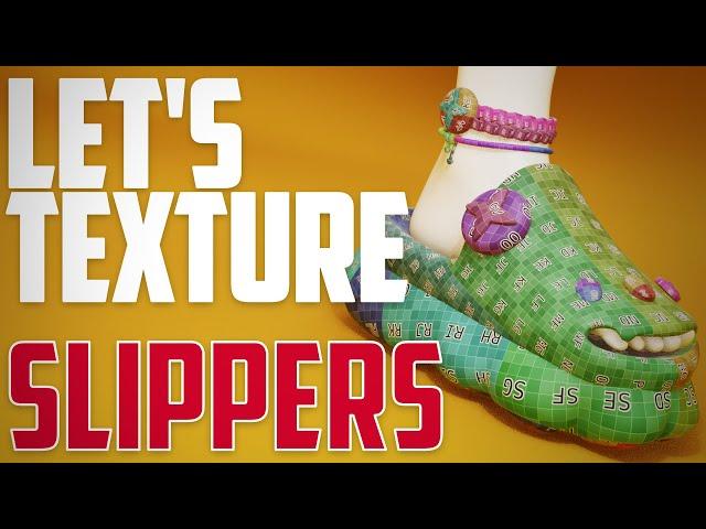 Texturing Slippers in Substance Painter