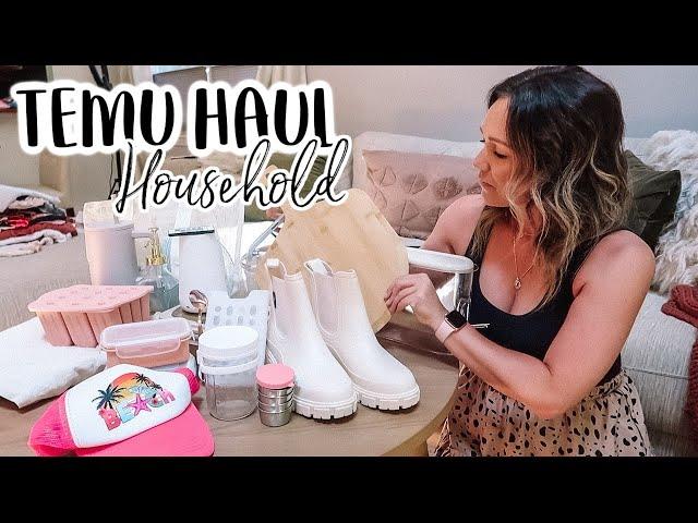 MY 1ST TEMU HAUL| HOUSEHOLD ITEMS HAUL| Tres Chic Mama