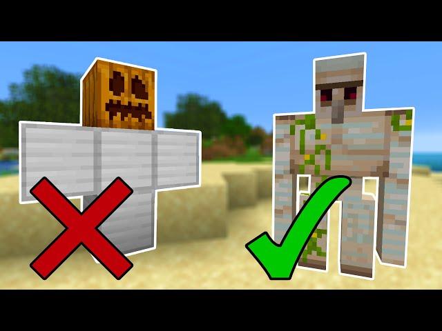 How to Make an Iron Golem in Minecraft (All Versions)