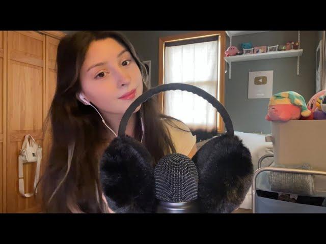 ASMR you need sleeeep ️ fluffy & scratching mic sounds 