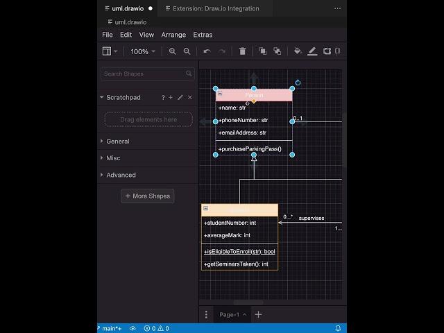 VS Code #Shorts — Draw.io extension