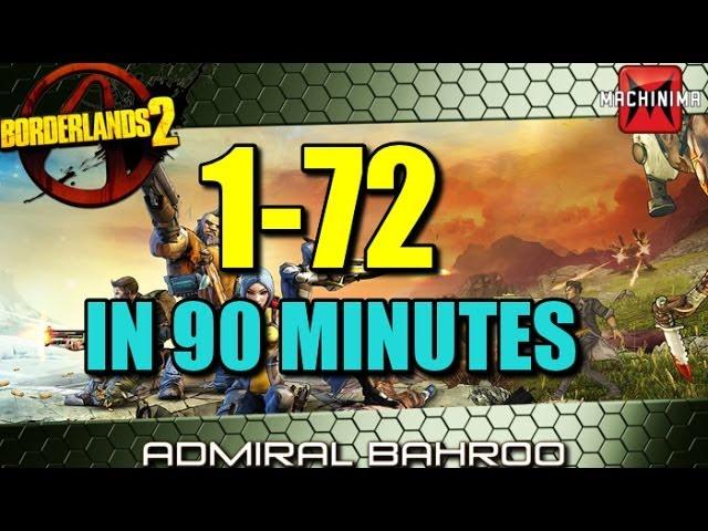 How to level from 1-72 in under 2 hours in Borderlands 2