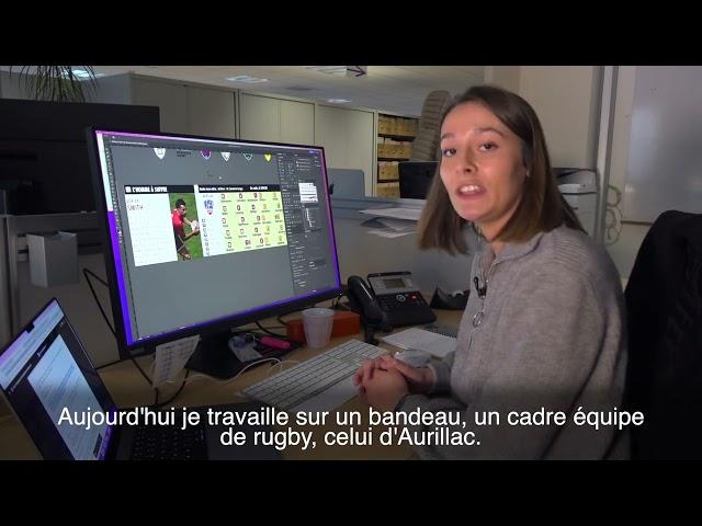 Présentation des métiers : Manon Perfetti explique le métier d'infographiste