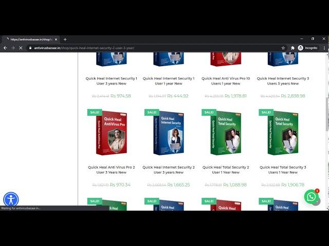 How to buy Quick Heal Internet Security 2 User 3 year New within 60 seconds from Antivirus Bazaar