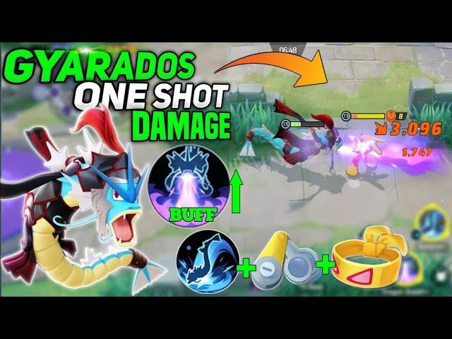 Gyarados New One Shot Damage build for Dragon breath! 100% Brutal damage