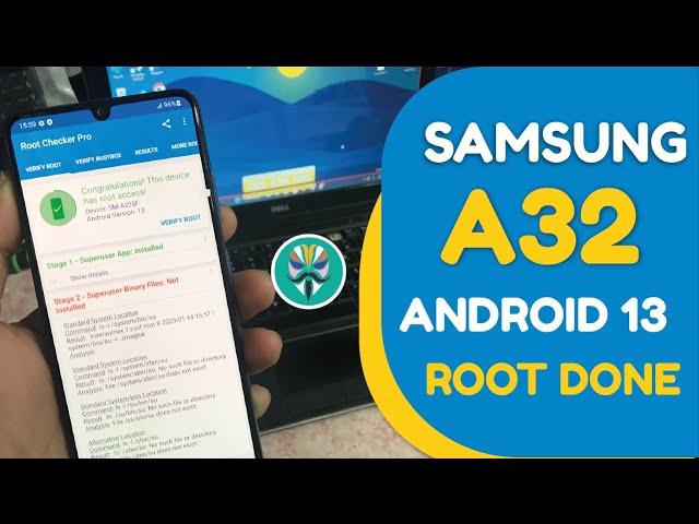 SAMSUNG A32 A325F/A325G Latest Security Android 13 Root Done |How To Root SAMSUNG Galaxy A32