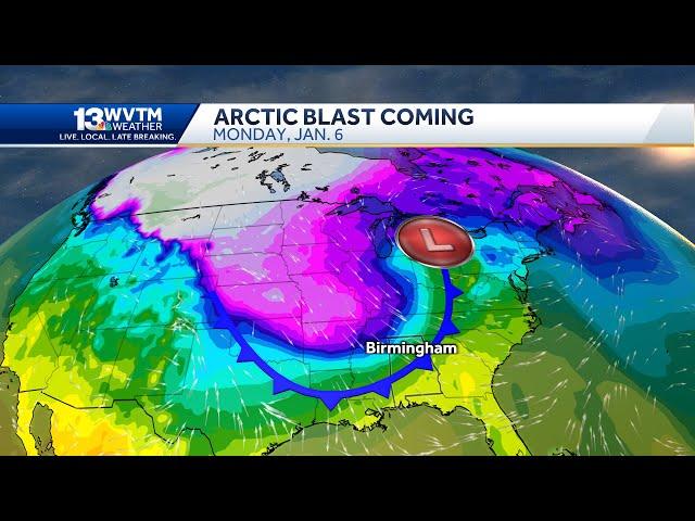 A major weather pattern change in Alabama's weather forecast