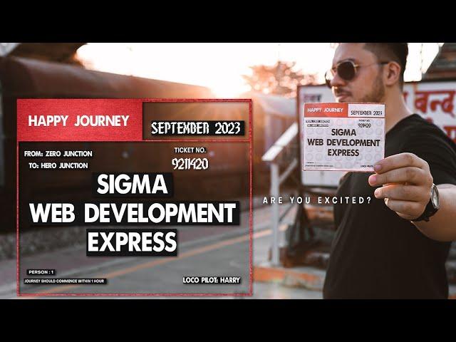 Sigma Web Development Course - Coming Soon 