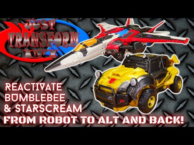 JUST TRANSFORM IT!: Reactivate Bumblebee & Starscream