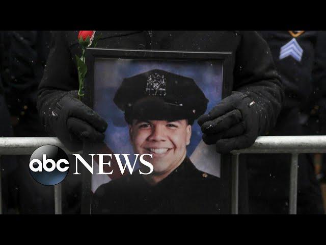 Funeral held for NYPD officer Jason Rivera | GMA