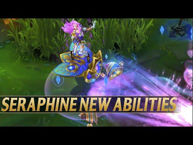 SERAPHINE ALL ABILITIES NEW CHANGES - League of Legends