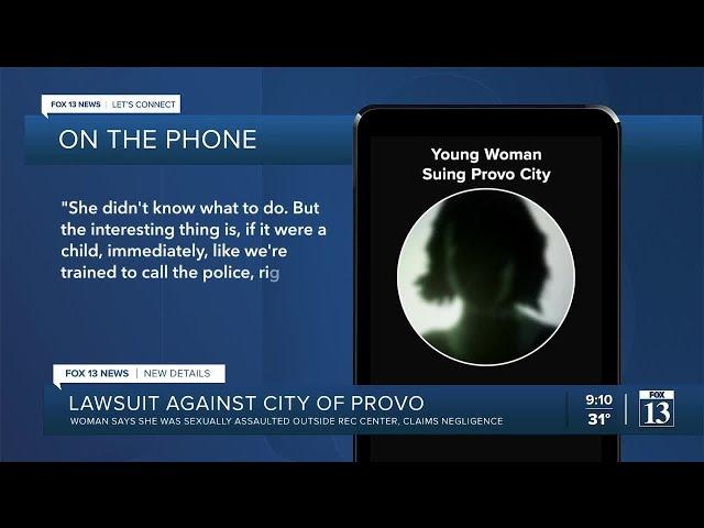 Woman suing Provo over alleged rape speaks with FOX 13 News