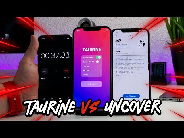unc0ver VS Taurine iOS 14 Jailbreak Speed Test (unc0ver 6.1.2) & (Taurine 1.0.4)