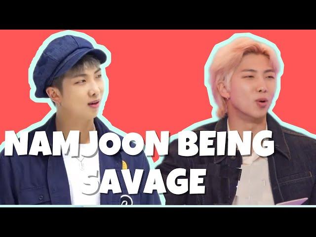 BTS Namjoon RM being savage