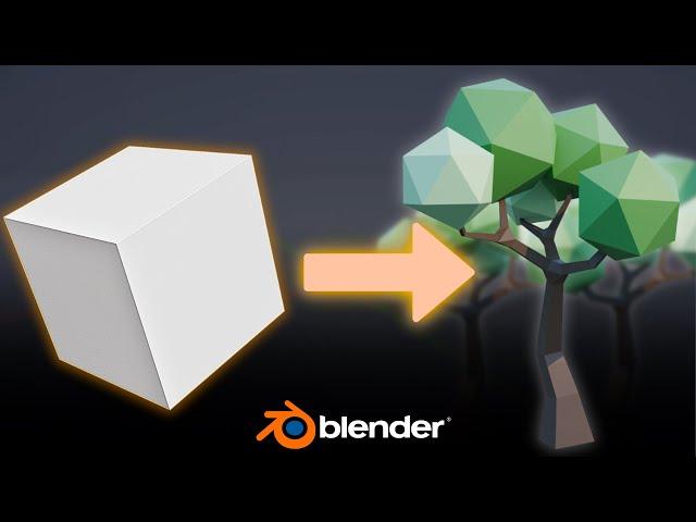 Create a Low Poly Tree in Blender in 1 Minute!