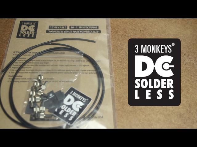 How to Assemble the 3 Monkeys 2.1mm DC Solderless Cable for Pedalboards