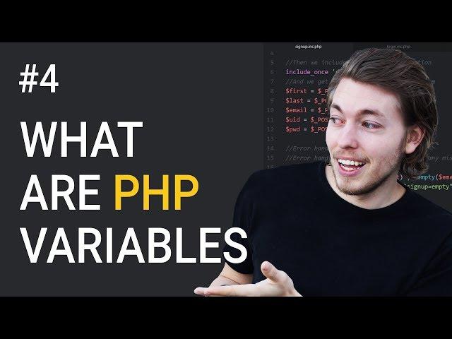 4: How to Create PHP Variables | PHP Tutorial | Learn PHP Programming | PHP for Beginners