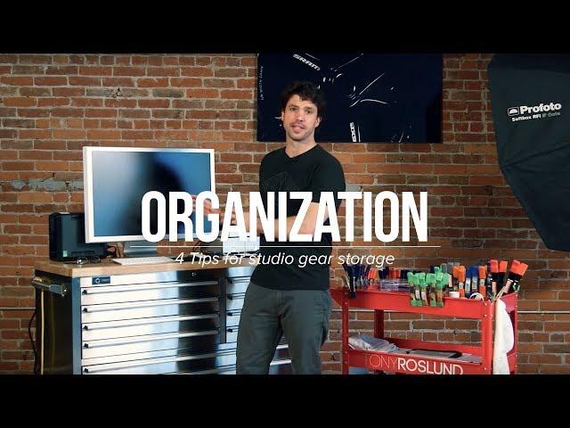 4 Tips for Studio Organization