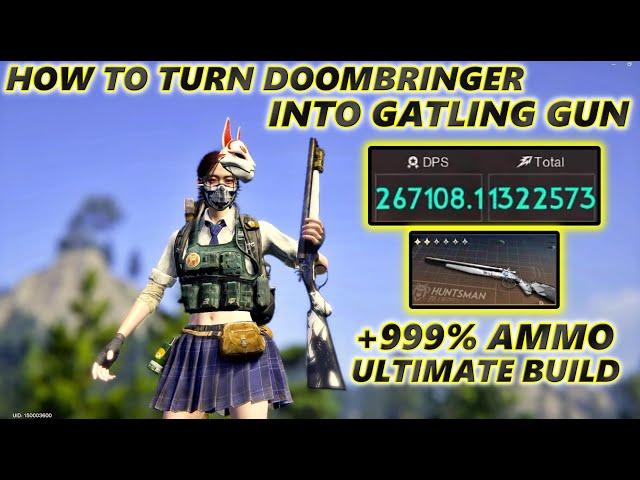 Once Human Turn Doombringer Into Gatling Gun! BEST END GAME DOOMBRINGER BUILD, Insane DPS Build