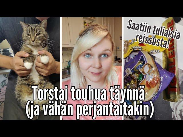 Torstai on touhua täynnä / Paljon satoa tulossa / Kuskihommia ja saatiin tuliaisia 