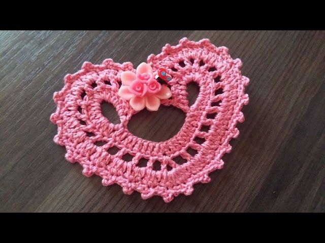 Knit a crochet heart with your own hands