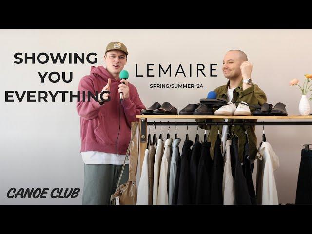 Showing you Everything from Lemaire Spring/Summer '24