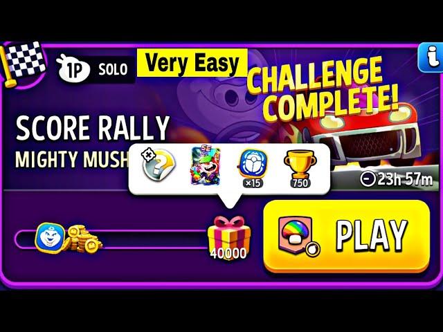 mighty mushrooms bombs away score rally solo challenge | match masters | mighty mushrooms solo