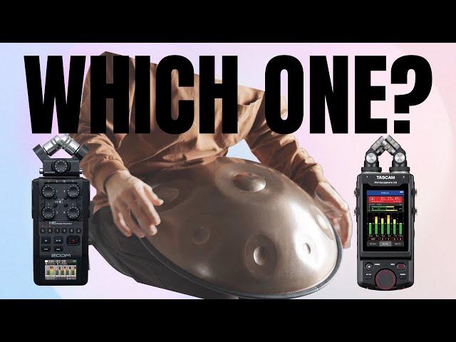 Zoom H6 vs Tascam X8 | For Handpan Recording | with Rode NT5