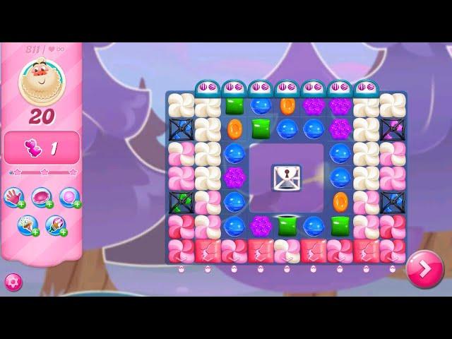 Candy Crush Saga LEVEL 811 NO BOOSTERS (new version)