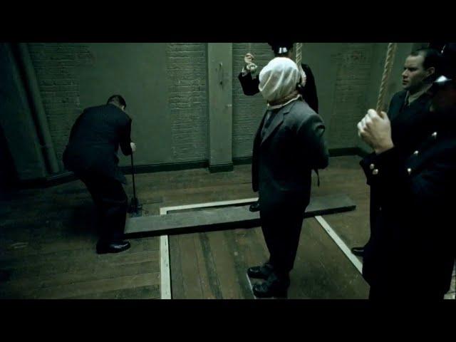 Death by hanging scene[From the movie Pierrepoint - The Last Hangman]