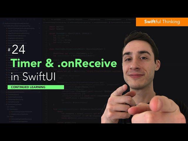 How to use Timer and onReceive in SwiftUI | Continued Learning #24