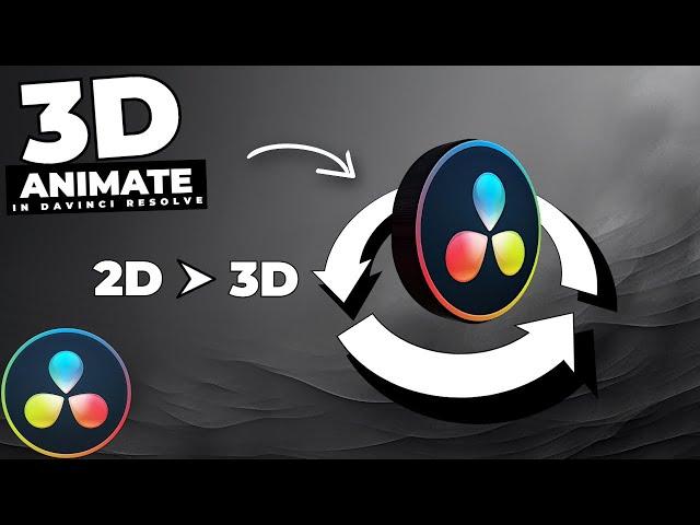 Turn Your LOGO Into A 3D ANIMATION In Davinci Resolve