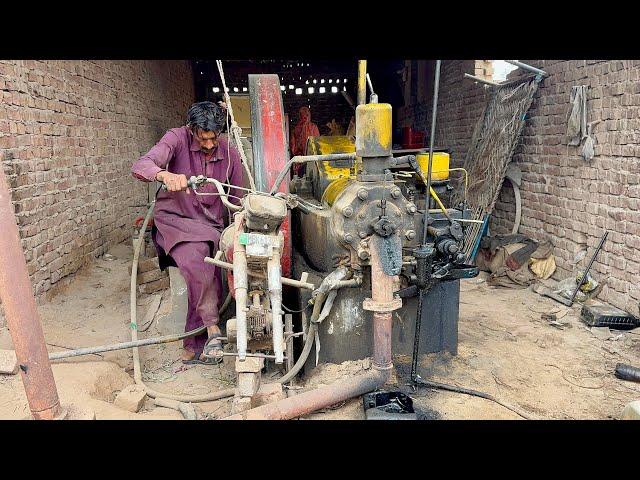 “Pakistani Mechanic’s Genius Hack Starts Diesel Engine Instantly on Freezing Winter Morning!”