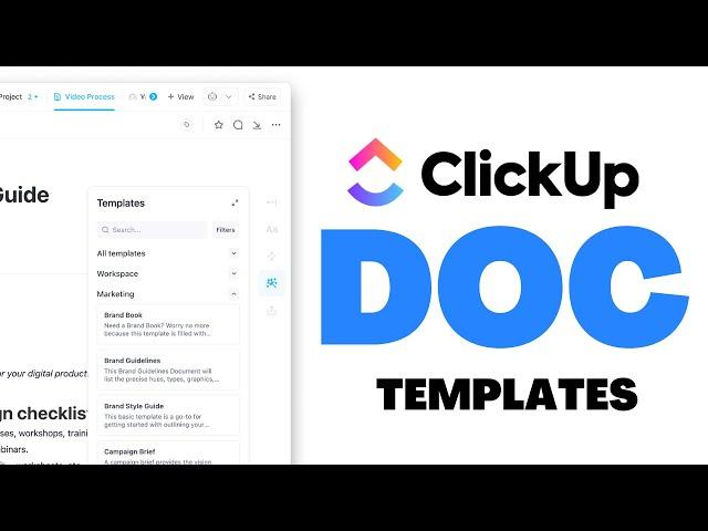 Document Templates: Getting Started Guide | ClickUp