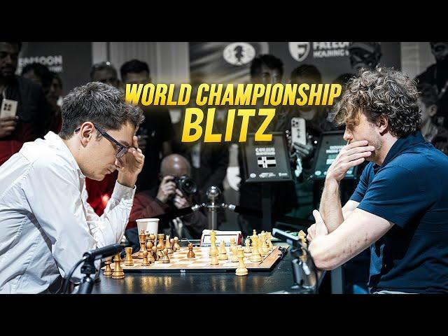 Fabiano Caruana Battles Hans Niemann In New York | 2024 World Blitz Championship